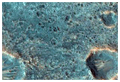 Layered Bedrock on Floor of Crater in Margaritifer Terra