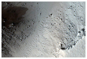 Relatively Low Area in Avernus Colles