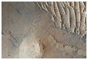 Bedform Changes Southwest of Schiaparelli Crater