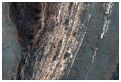 Possible Evaporites Near Fan in Coprates Chasma