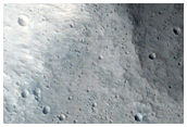 Light-Toned Fan Form on Crater Floor