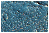 Crater in Kasei Valles