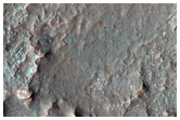 Floor of Crater with Tilted Layers
