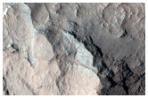 Central Uplift of a 30-Kilometer Diameter Crater in Noachis Terra