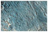 Fans and Light-Toned Layers in Crater