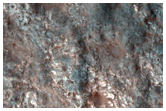Landslide in Crater Near Briault Crater
