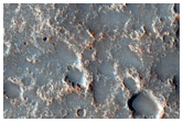 Possible Preserved Impact Melt Flow on the Ejecta of Bakhuysen Crater