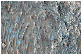 Putative Chloride-Rich Deposits Inside Impact Crater