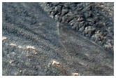 Stratura quae stratis deposita erant ad axem australem in Cratere Burroughs