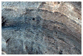 Contact between Wallrock and Light-Toned Layering in Melas Chasma