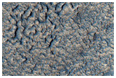 Steep Slope of Impact Crater