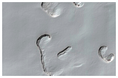 Monitoring of South Polar Residual Cap Albedo Features