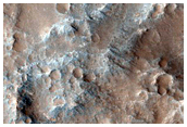 Monitor Slopes of Crater on Floor of Central Valles Marineris
