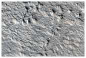 Fan on Floor of Unnamed Crater in Nepenthes Mensae