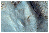 Valley Wall and Floor near Confluence of Dao and Niger Valles