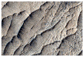 Faulted Layered Deposits in West Candor Chasma
