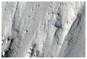 Steep Slopes in Tithonium Chasma
