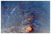 Flows Surrounding Crater in THEMIS V23307003