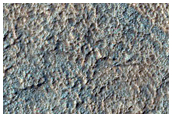 Eroded Deposits inside Impact Crater