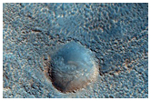 Hill with Concentric Albedo Patterns in Cydonia Region