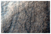 Margin of Pedestal Crater in Malea Planum
