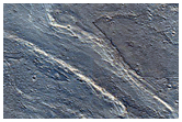 Sinuous Ridge on Orson Welles Crater Bajada