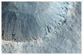 Cratre trs bien prserv dans Ares Vallis