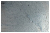 Gullies in Small Crater Near Mariner Crater