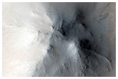 Central Peak of Impact Crater