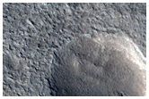 Fretted Terrain Valley in Ismeniae Fossae Region