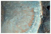 Monitor Slopes of Crater on Floor of Coprates Chasma