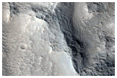 Fan Near Moreux Crater