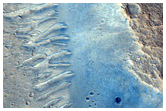 Acidalia Region Crater Fluidized Ejecta Blanket