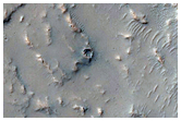 Crater Overtopped by Flow