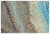 Layered Structure Near Mesa in Protonilus Mensae