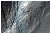 Gully in Crater in Terra Cimmeria
