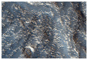 Sinuous Ridge Near Hecates Tholus