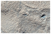Polygons North of Banded Terrain in Hellas Region