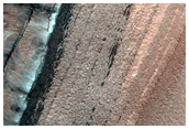 Avalanche Monitoring at Steep Chasma Boreale Headscarp