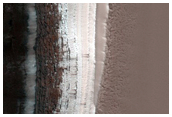 Avalanche Monitoring at Steep North Polar Scarp of Original Discovery