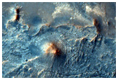 Ridges and Light-Toned Fragments in Nili Fossae