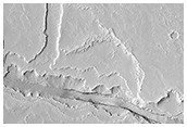 Sinuous Channel in Tharsis Region