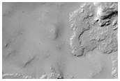 Lava Flow in a Depression in Memnonia Fossae Region