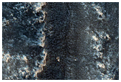Low Shield Volcano Fissure Vent in Syria Planum