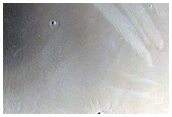 Possible Delta Deposits on Impact Crater Floor