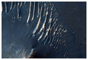 Dissected Mound East of Lassell Crater