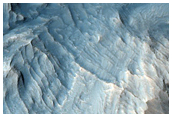 Gale Crater Mound with Possible Sulfates