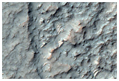 Sample of Different Thermal Inertias on Canyon Floor in Terra Sirenum