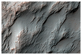 Interior of 30-Kilometer Diameter Impact Crater Near Potential Salt Deposit