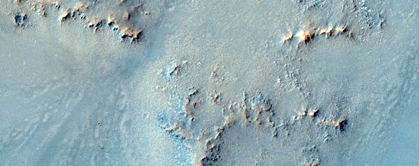 Thermally Distinct Mound Flow and Lava Stratigraphy in Syrtis Major Region